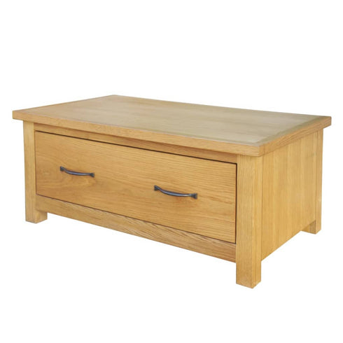 Maison Madeleine -  Wardrobe with 1 Drawer 90x52x183 cm Solid Oak Wood